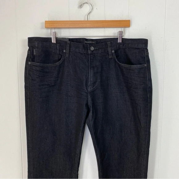 NWT John Varvatos Bowery Slim Straight Washed Black Jeans Mens Size 38 X 34 - Picture 2 of 15